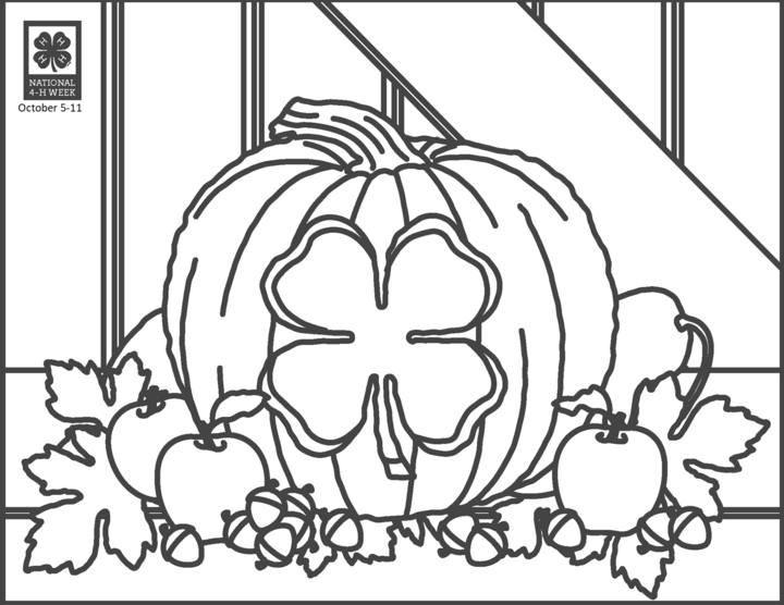 Fall Coloring Sheet