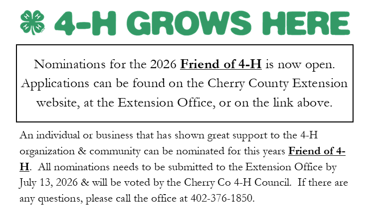 Friend of 4-H