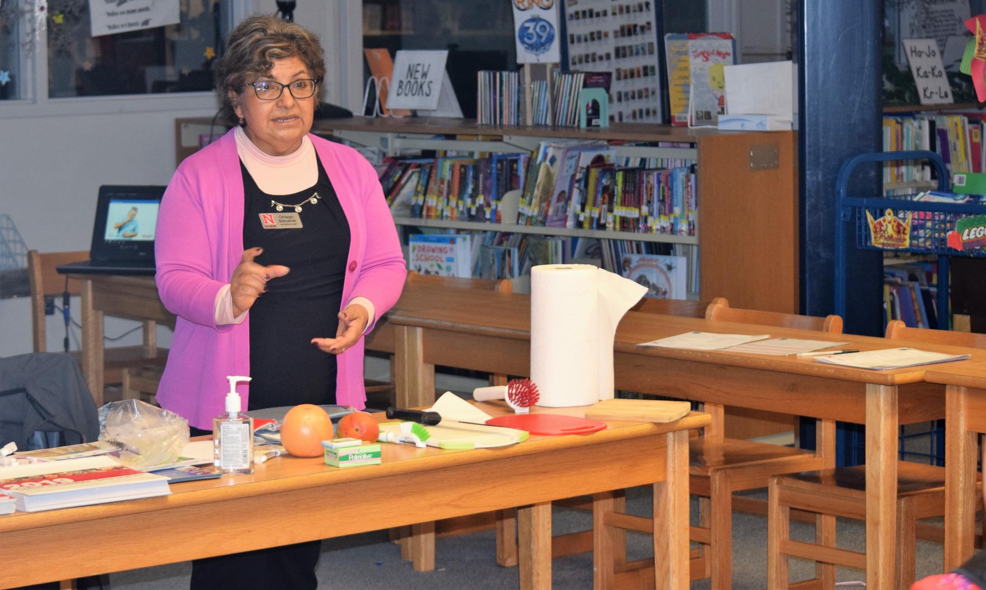 Woman teaching