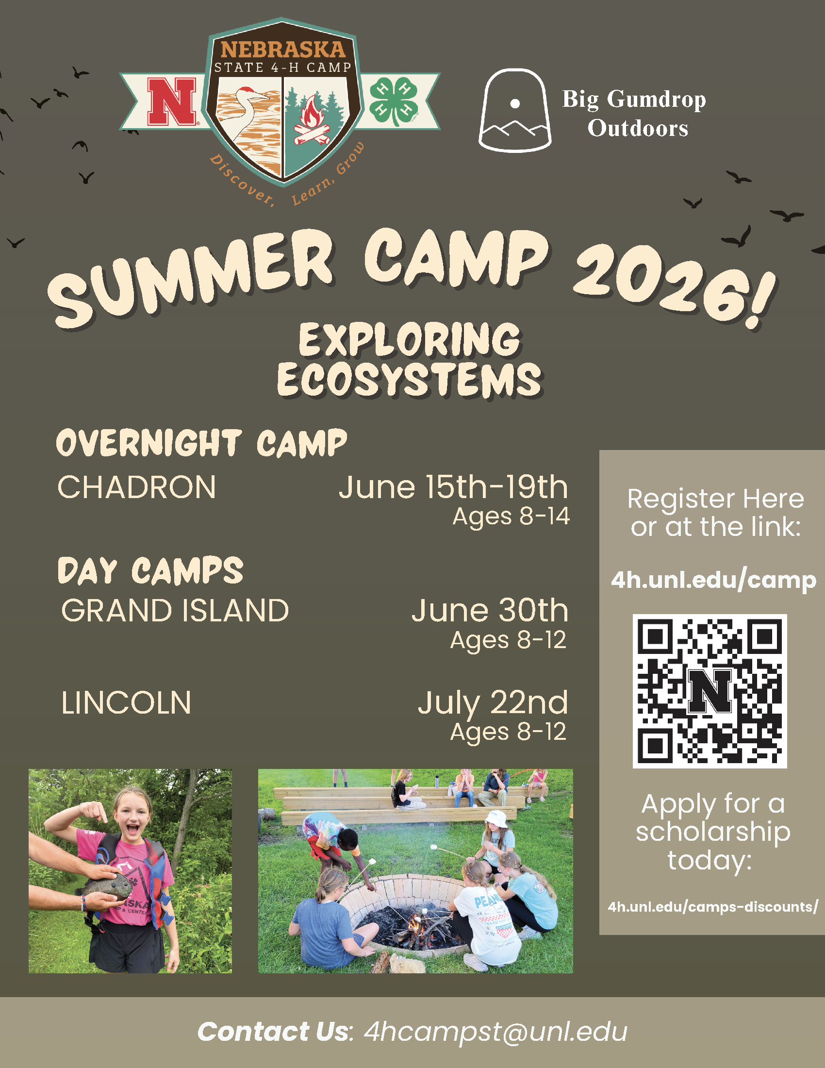 Summer camp flyer 2026