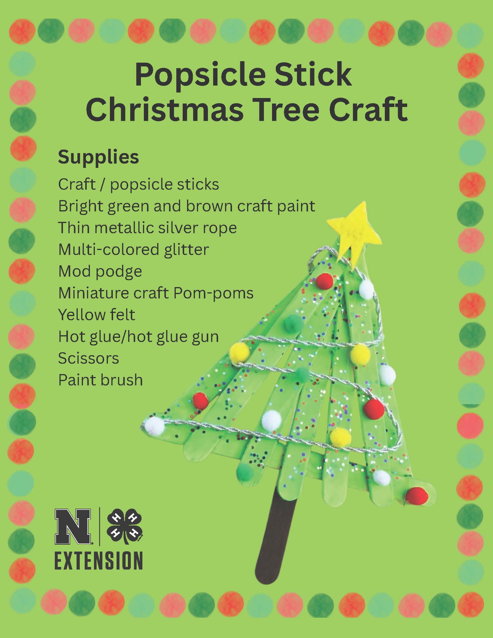 Popsicle Stick Craft Supply List