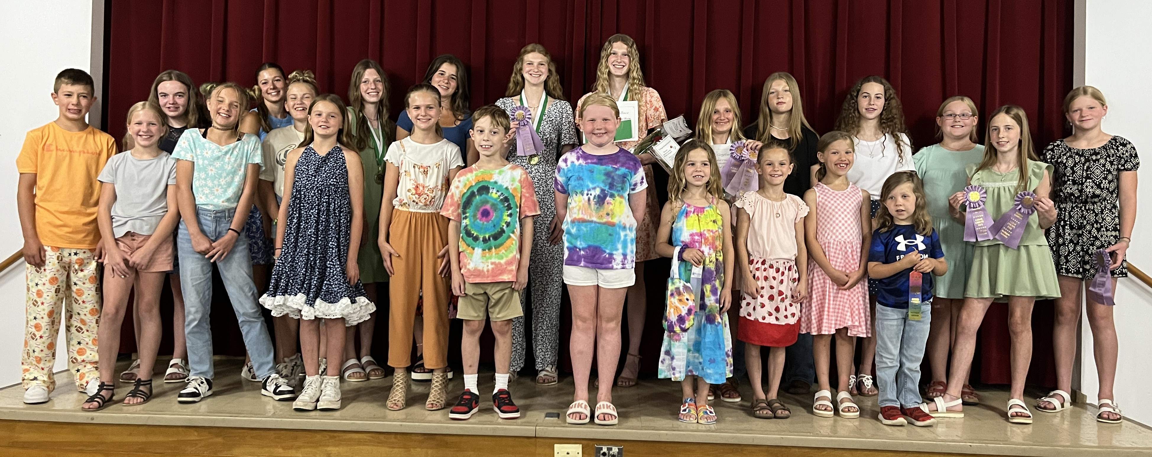 Cedar County Fashion Show Participants