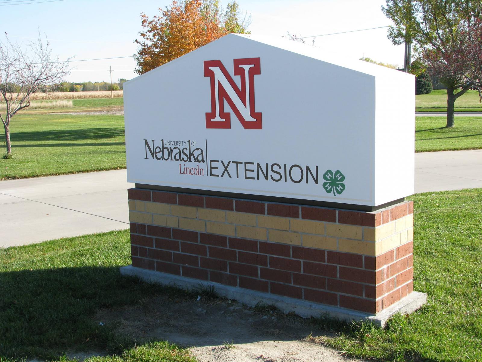 Nebraska Extension in Hall County, outdoor sign