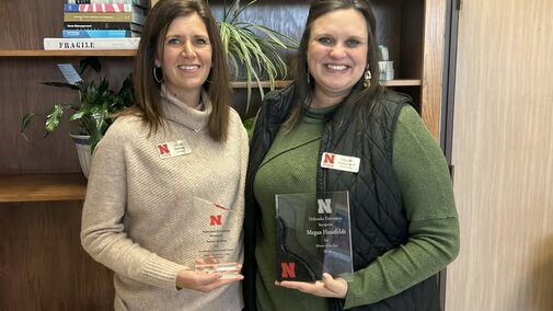 Knox County Megan Hanefeldt and Jackie Steffen