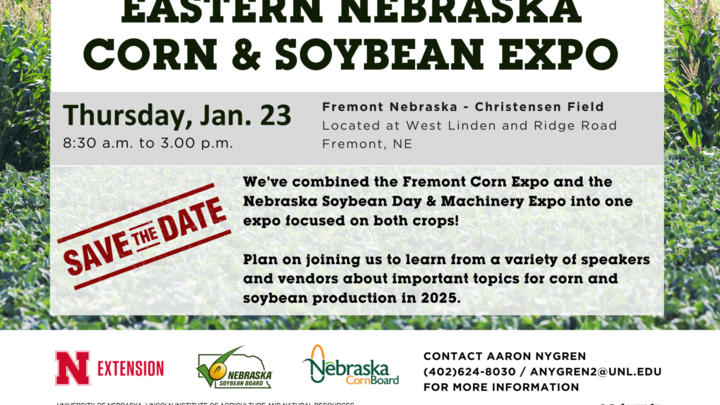 2025 Nebraska Corn and Soybean Expo Flier