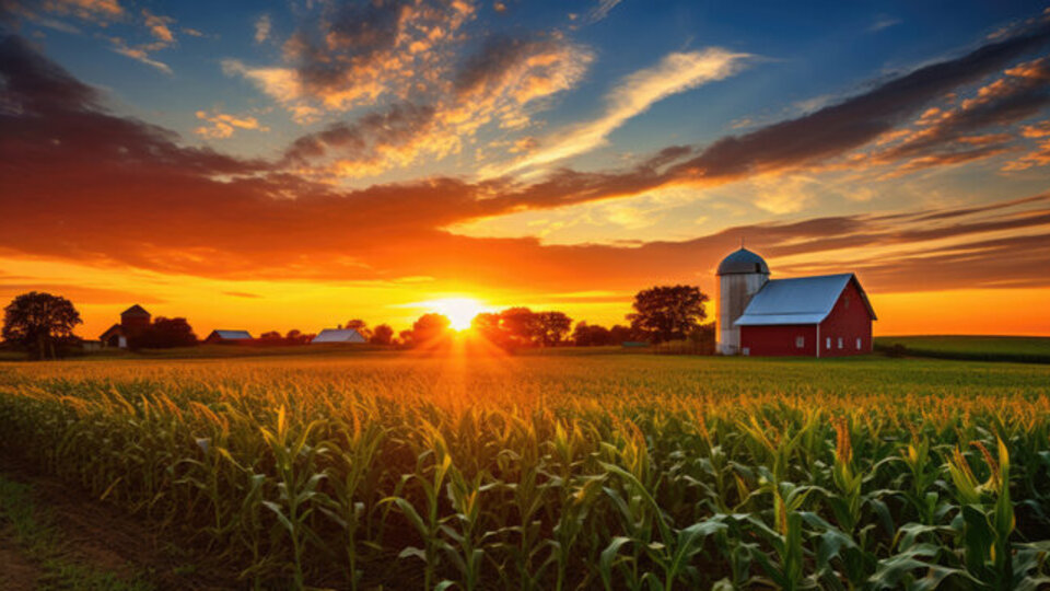 Barn Sunset