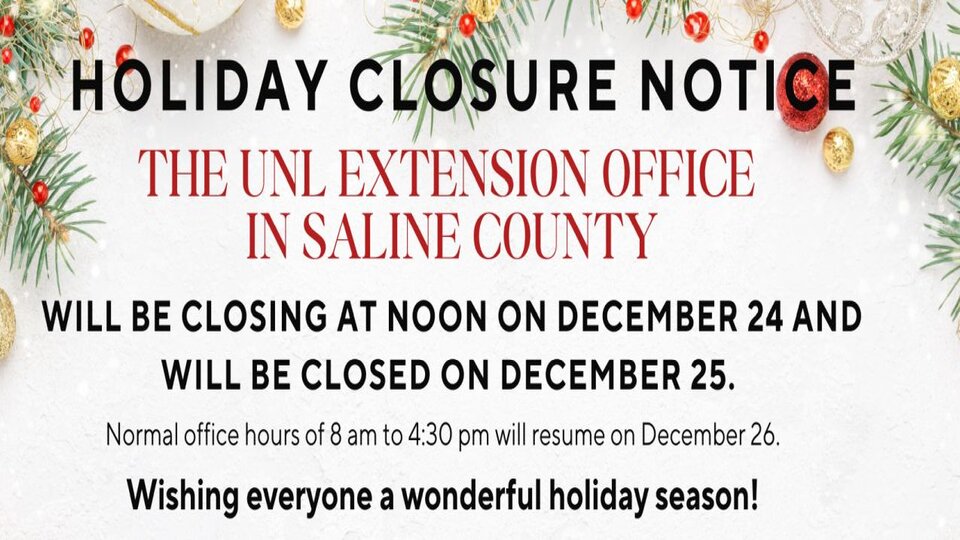 2025 Holiday Closures