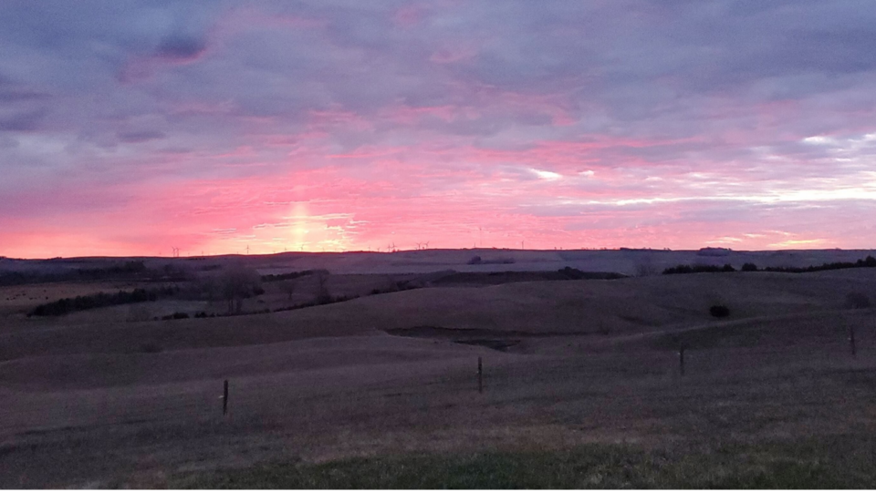 Knox County Landscape with sunrise