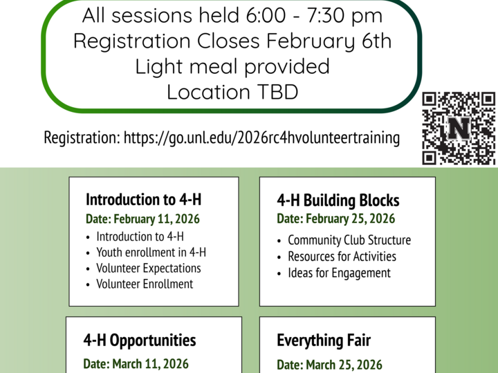 2026 Richardson County 4-H Volunteer Training