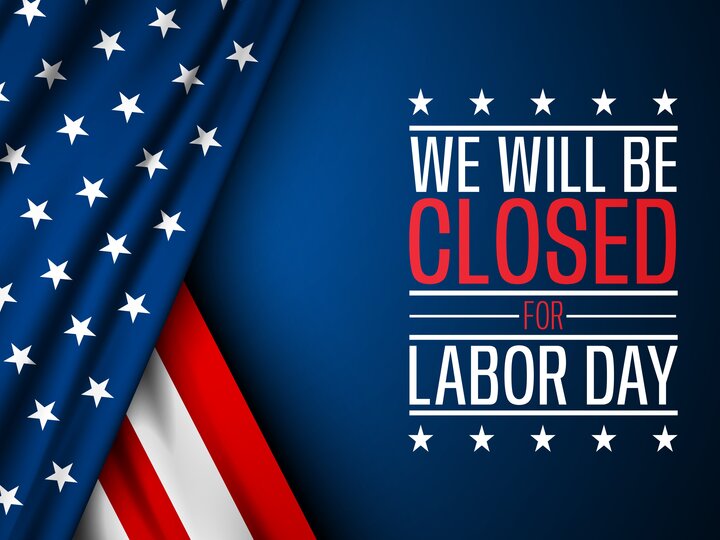 Closed for Labor Day