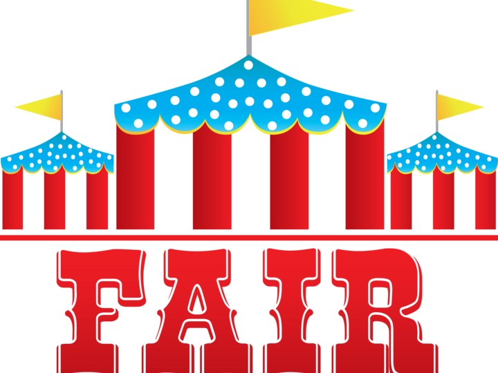 Fair Tents with the word "Fair"