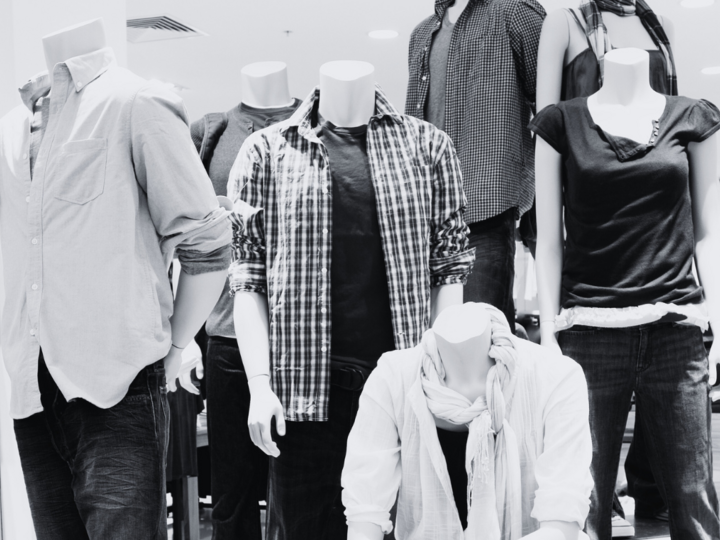 Clothing store models