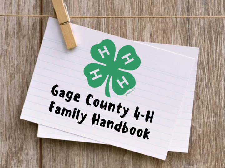 Gage County 4-H Family Handbook Image