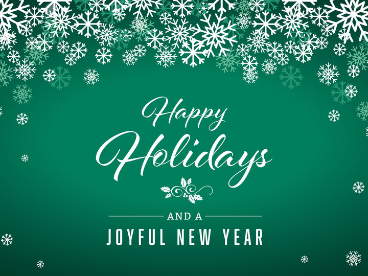 Happy Holidays and Joyful New Year