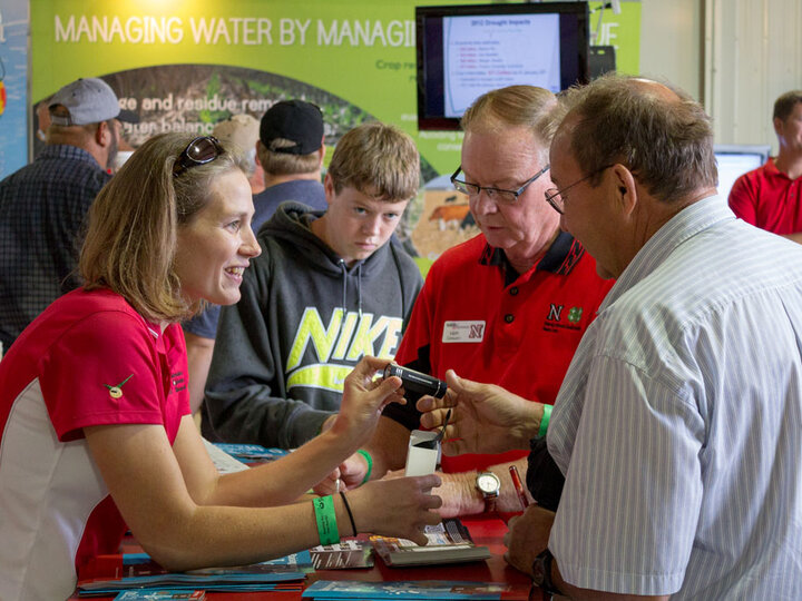 Jenny Rees and Keith GLewen at Husker Harvest Days