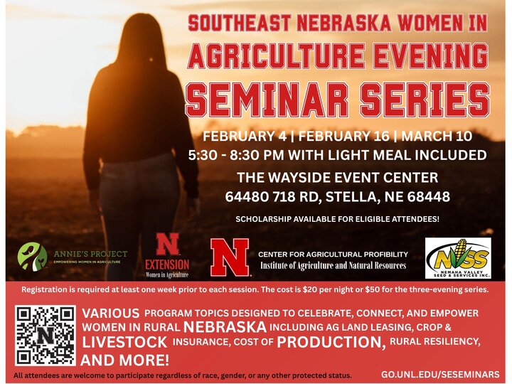 Southeast Nebraska Women in Agriculture Evening Seminar Series