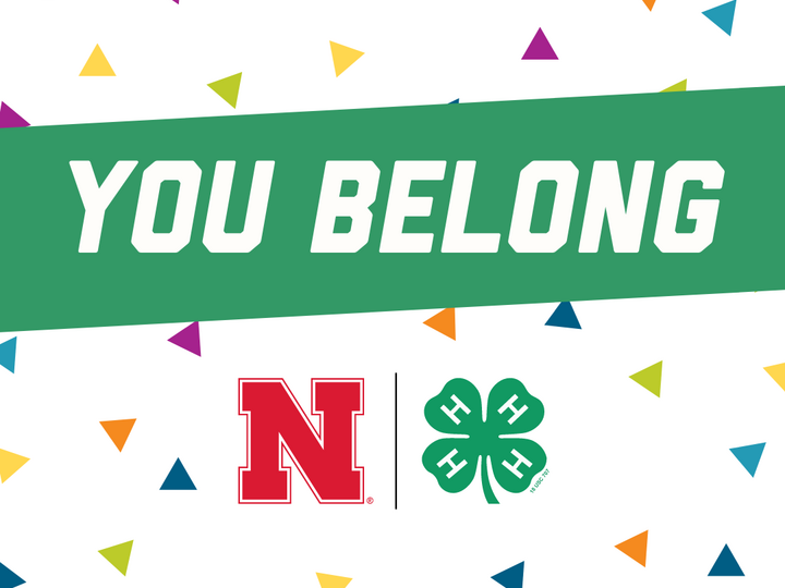 Nebraska 4-H. You Belong. 