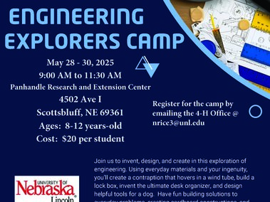 Scotts Bluff County Engineering Explorers Camp