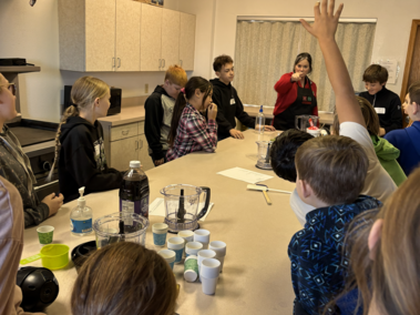 At Culbertson Healthy Habits students learn to make healthy smoothies.
