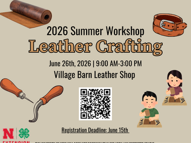Flyer Image of Sioux Leather Crafting Workshop 2026