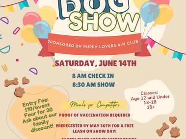 Panhandle Dog Show Flyer June 2025