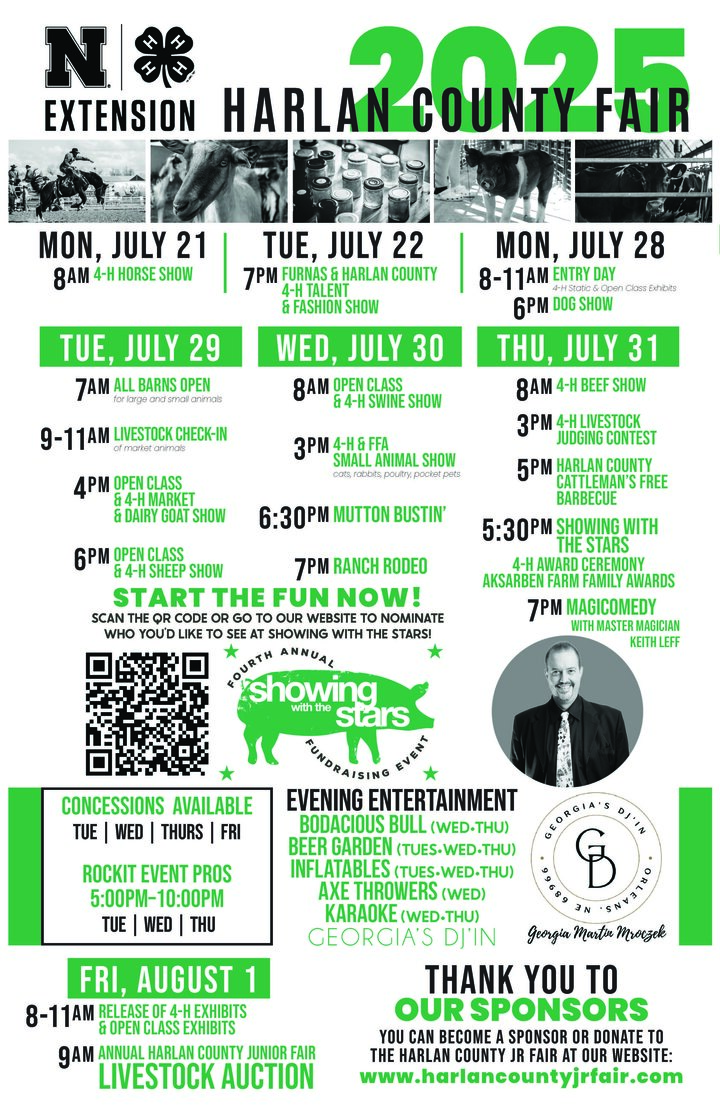 Harlan County Fair Flyer