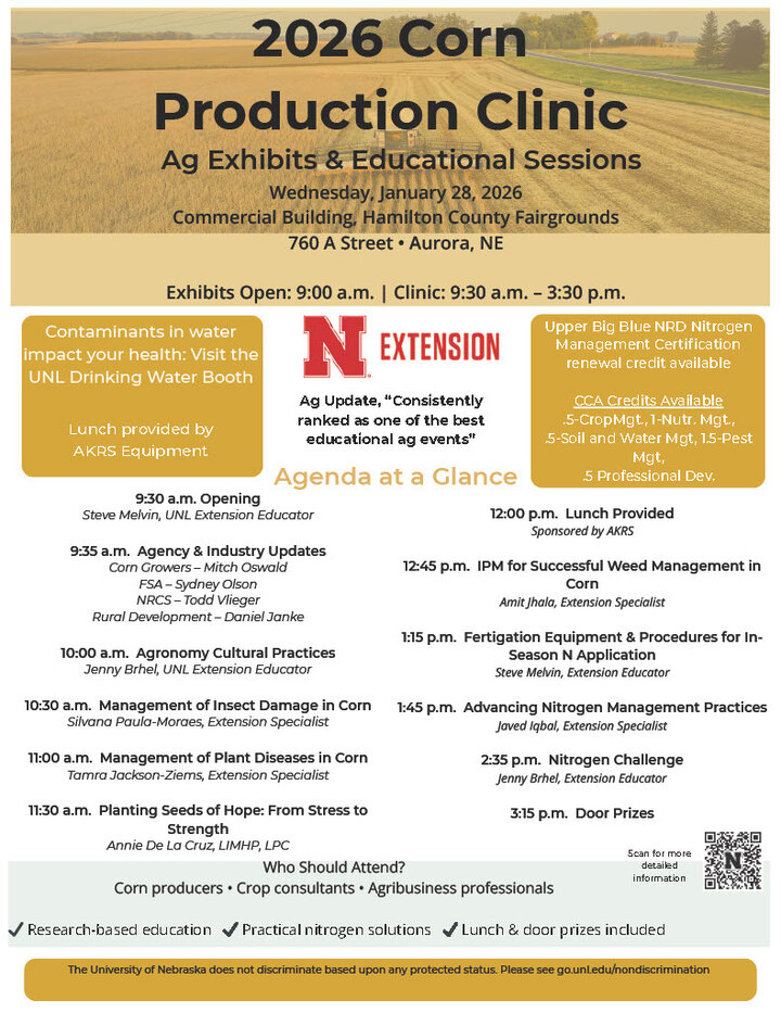 Corn production clinic