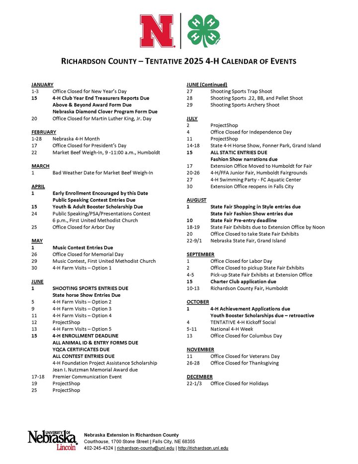 RC Calendar