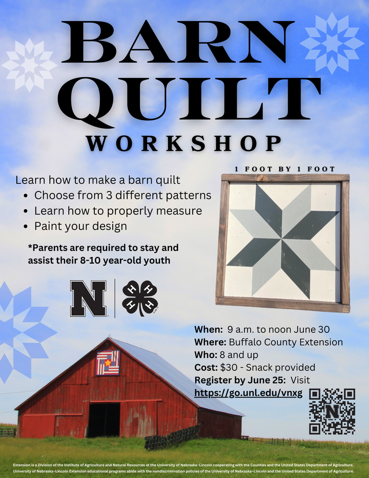 Barn Quilt Workshop Flyer
