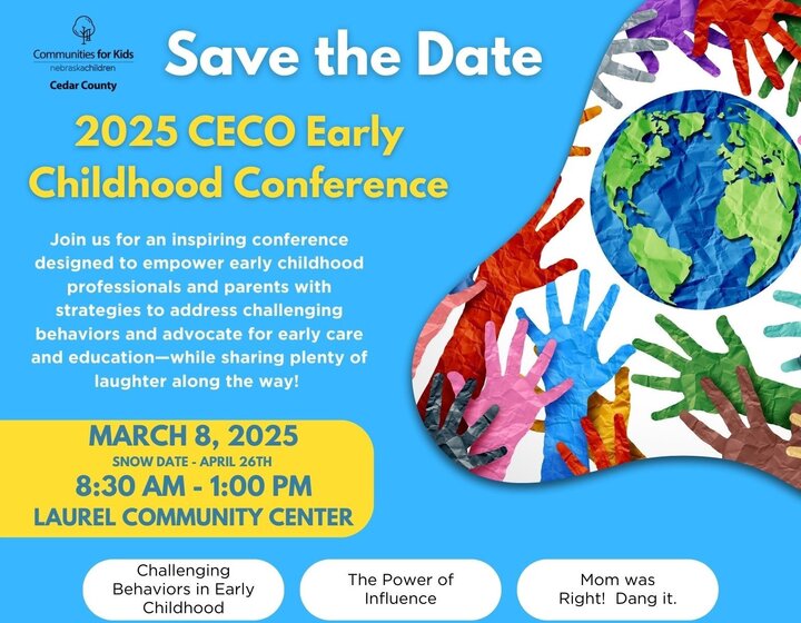 2025 CECO Early Childhood Conference Save the Date March 8