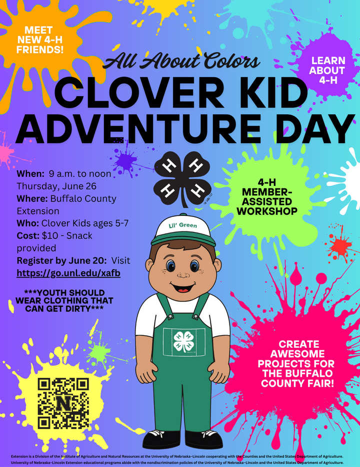 Clover Kid Adventure Day flyer