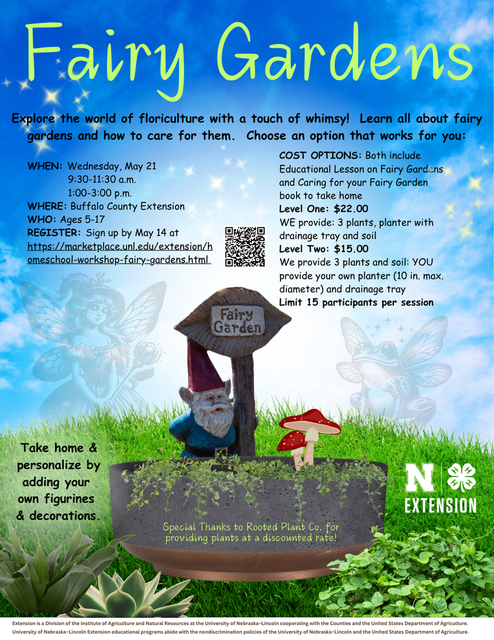 Fairy Garden Workshop Flyer