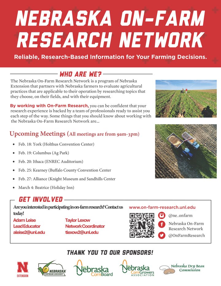 2025 On Farm Research Flyer