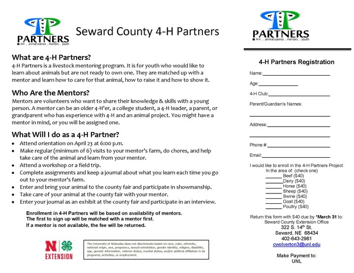 Seward County 4-H Partners Program