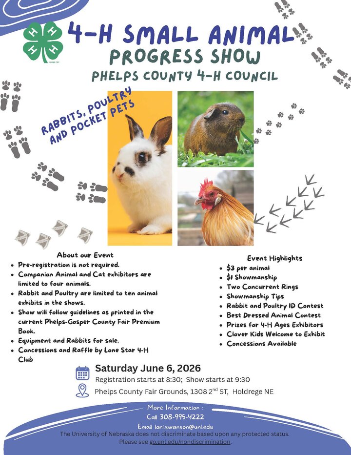 Phelps County Small Animal Progress Show