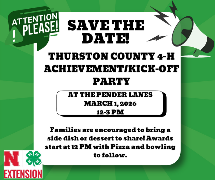 Thurston County 4-H Achievement/Kick Off Party