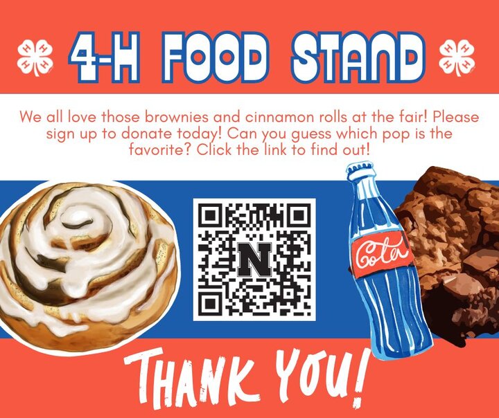 4-H Food Stand Donations