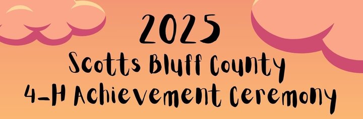 2025 Scotts Bluff Co 4-H Achievement Banner