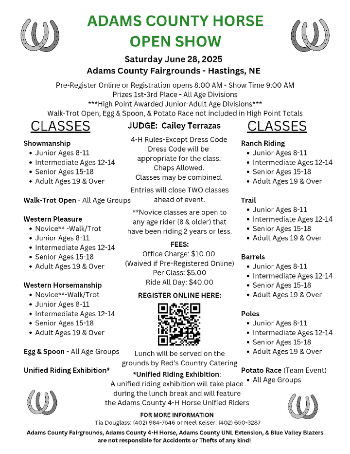 Adams County Open Horse Show