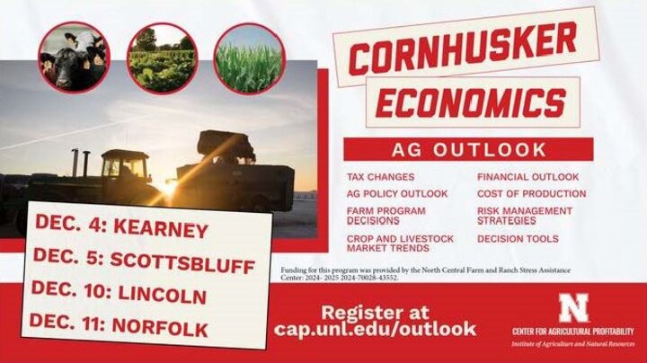 Flyer for ag outlook meetings