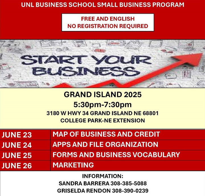 New Business School in Grand Island, NE - June 23-26, 2025