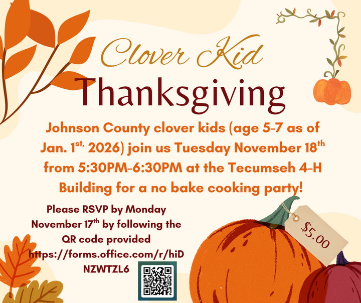 JoCo Clover Kid Thanksgiving