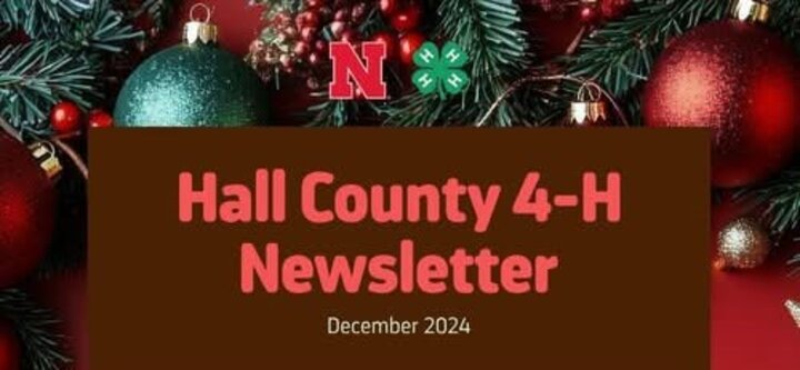 Hall County 4-H Newsletter graphic