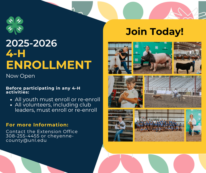 4-H Enrollment now open for the 2025-2026 program year