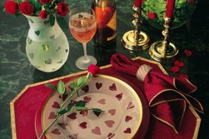 Favorite Foods Valentines Day Place Setting