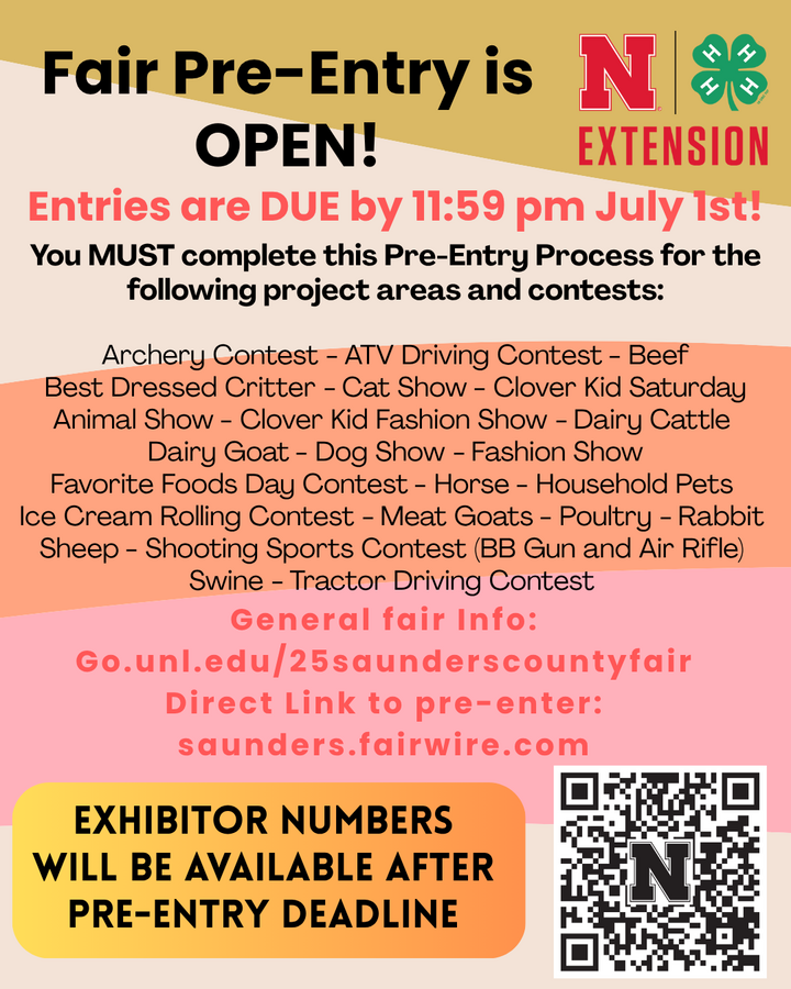 Pre-Entry is OPEN