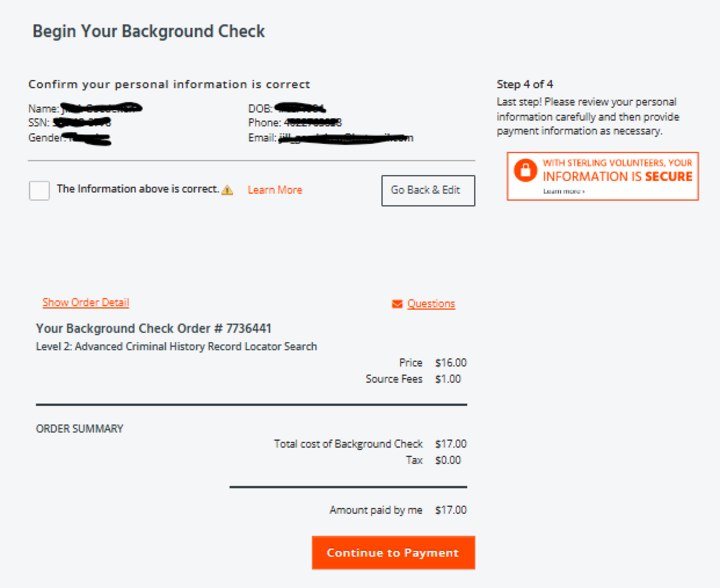 Returning 4-H Volunteer - View personal information. 
