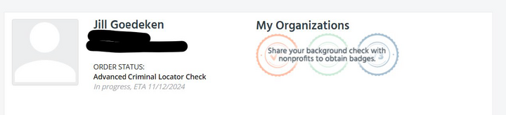 Returning 4-H Volunteer - Volunteers can view their screening status and share background check with others by visiting the Sterling Volunteer website. 