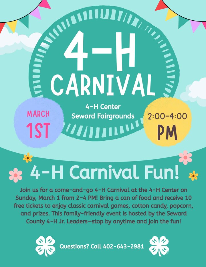 2026 Junior Leaders 4-H Carnival