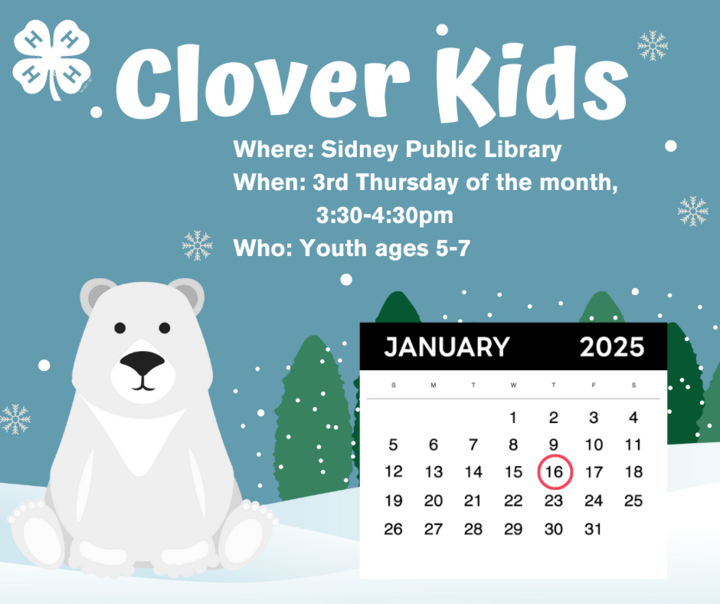 Advertisement for a Clover Kids program on January 16, 2025